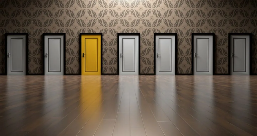 Multiple doors one distinct